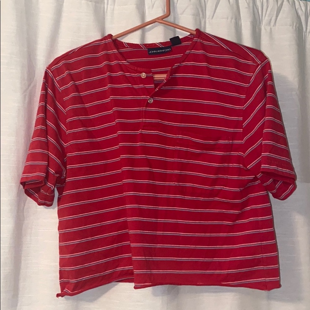Thrifted cropped t shirt